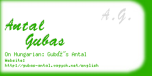 antal gubas business card